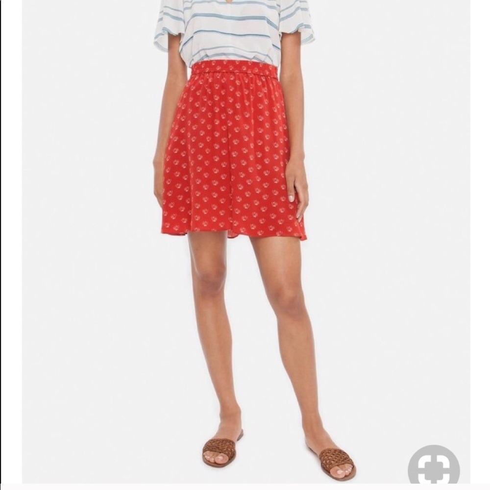 NEW • Tucker • Above The Knee Skirt Persimmon Md